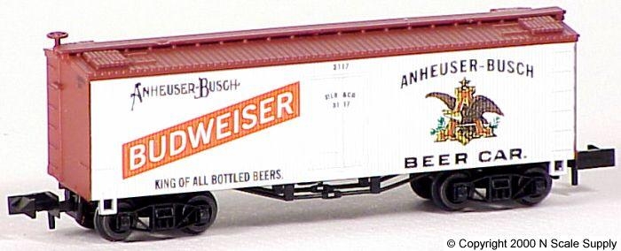 St Louis Railroad - Reefer, Old Time - Budweiser Beer - MDC/Roundhouse 87002